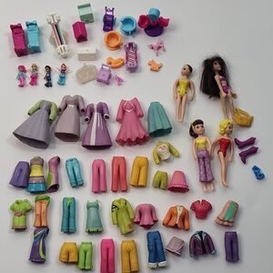 Polly Pocket Playset Bundle with Accessories